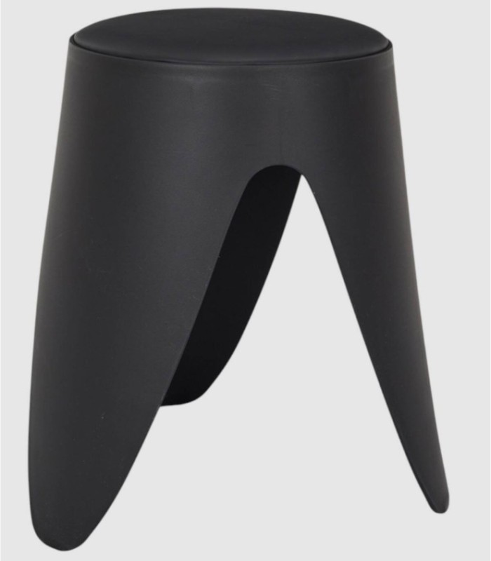 Set 6 taburetes Eve negro