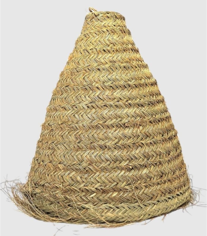 Conical bushy esparto lamp