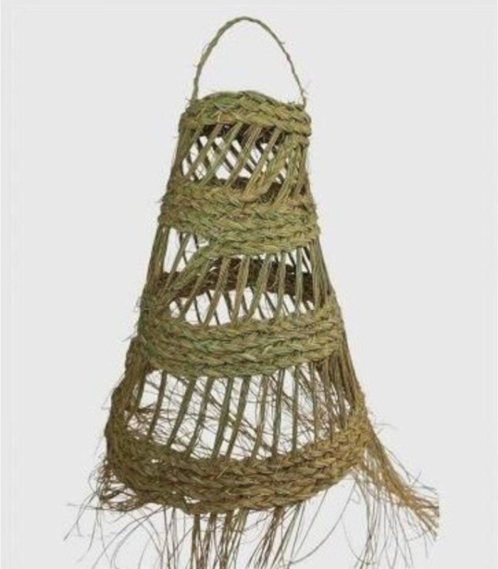 Medium openwork esparto lamp