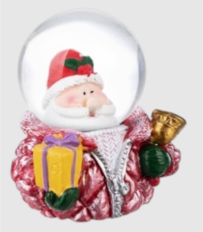 Figura Papa Noel bola cristal