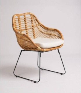 Silla ratán natural Alfaro