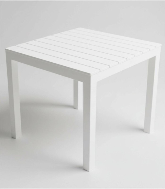 Mesa cuadrada de plástico Bali