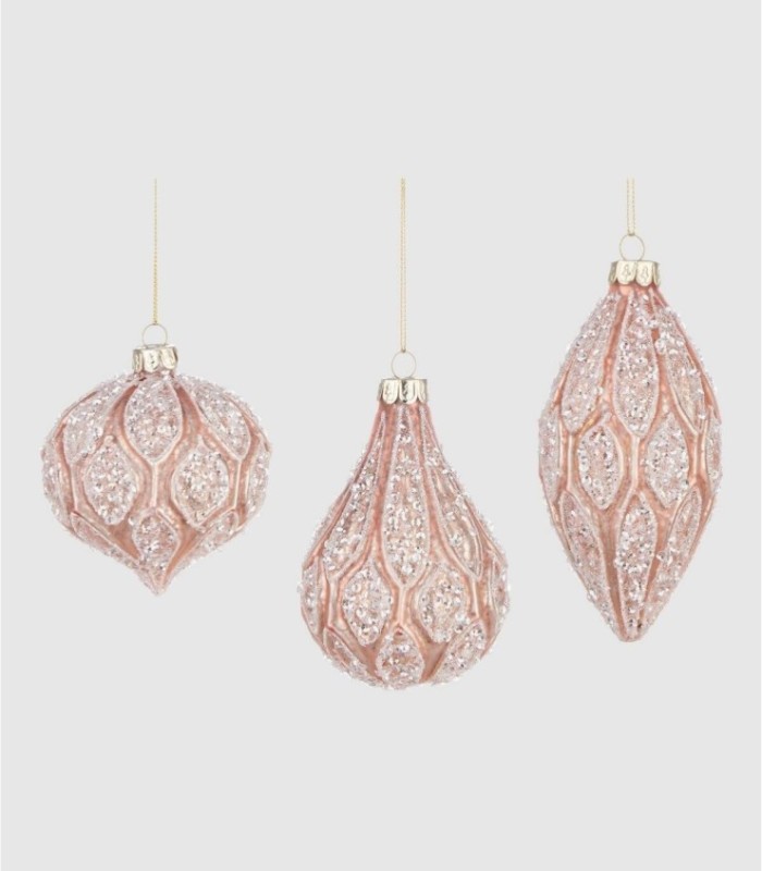 Pack 6 colgantes regale rosa