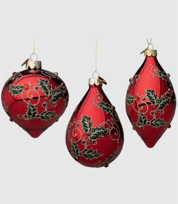 Pack 6 colgantes zaida rosso