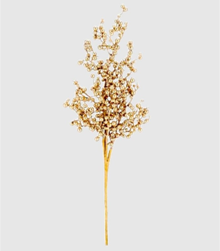 Rama hojas bacche oro