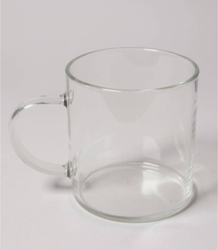 Set van 3 borosilicaatglazen bekers