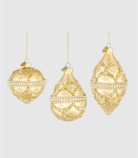 Pack 6 colgantes beloved champagne