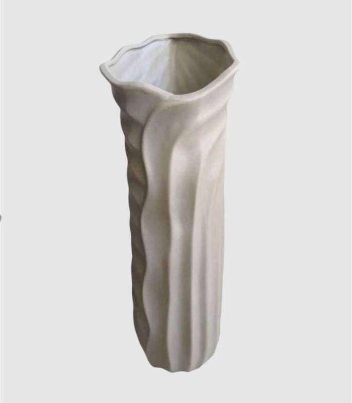 small gray vase