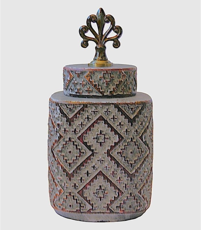 Small antique gray tibor