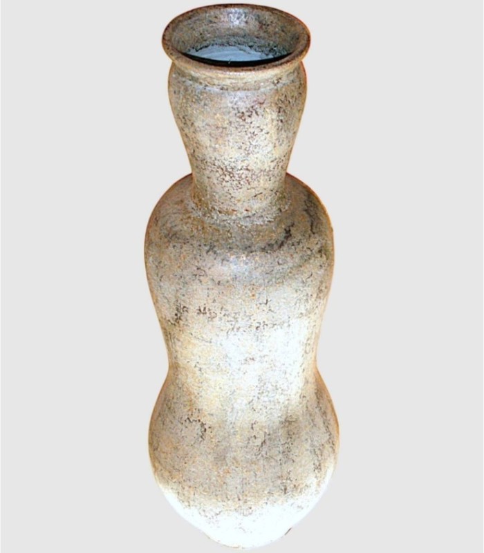 Dark terracotta vase Conja