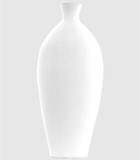 Medium white terracotta vase. Hum.