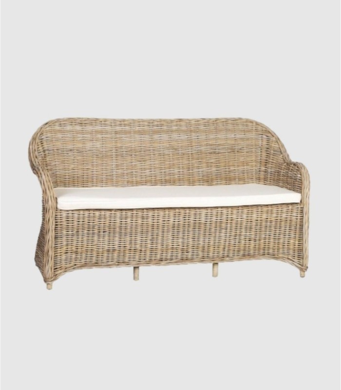 Sofa ratán natural 2 Anigor