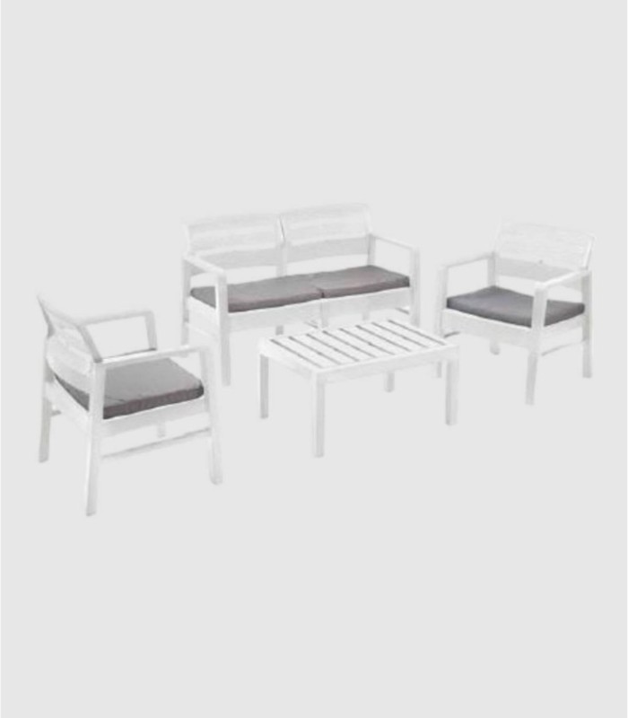 Java fauteuil en tafelset