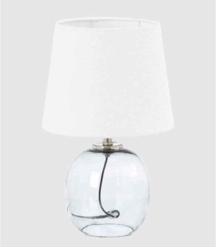 Lámpara de mesa de cristal