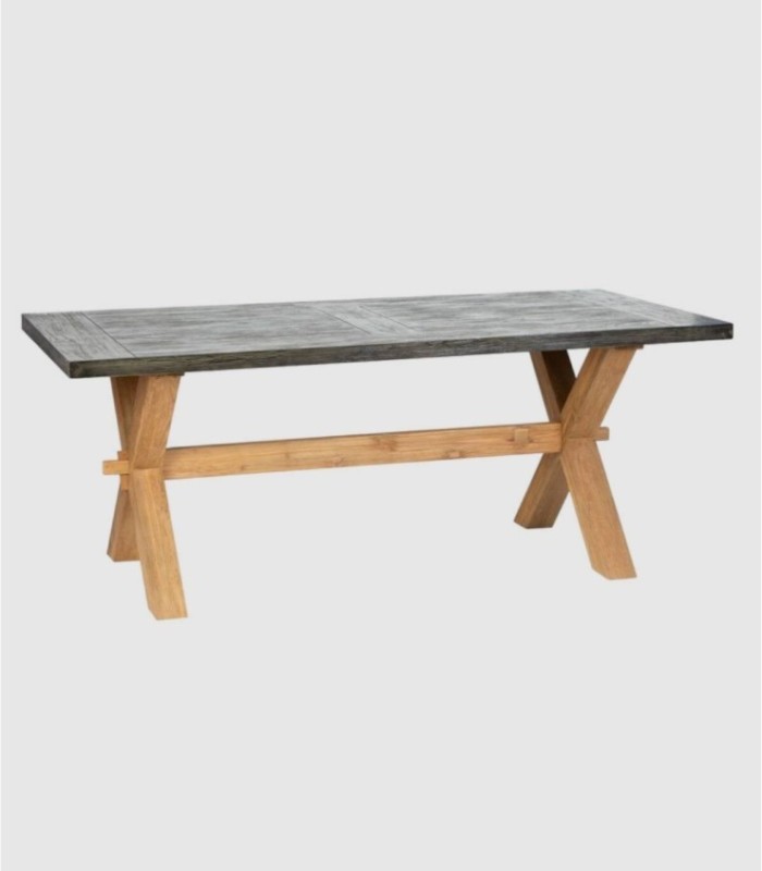 Kalido teak black table