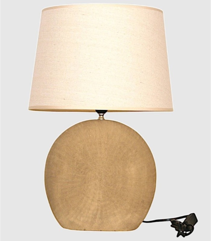 Large rock effect ceramic lamp
