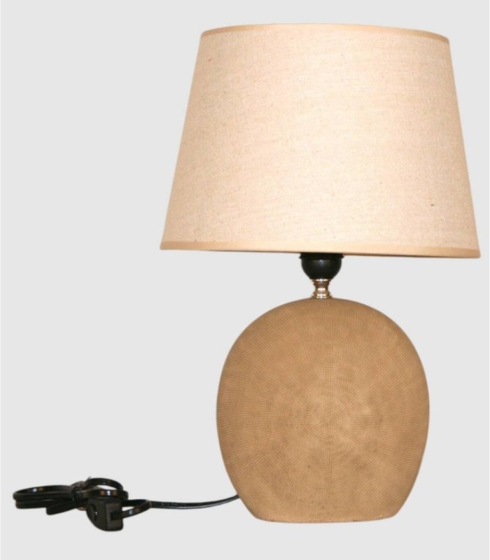 Lámpara de cerámica efecto roca