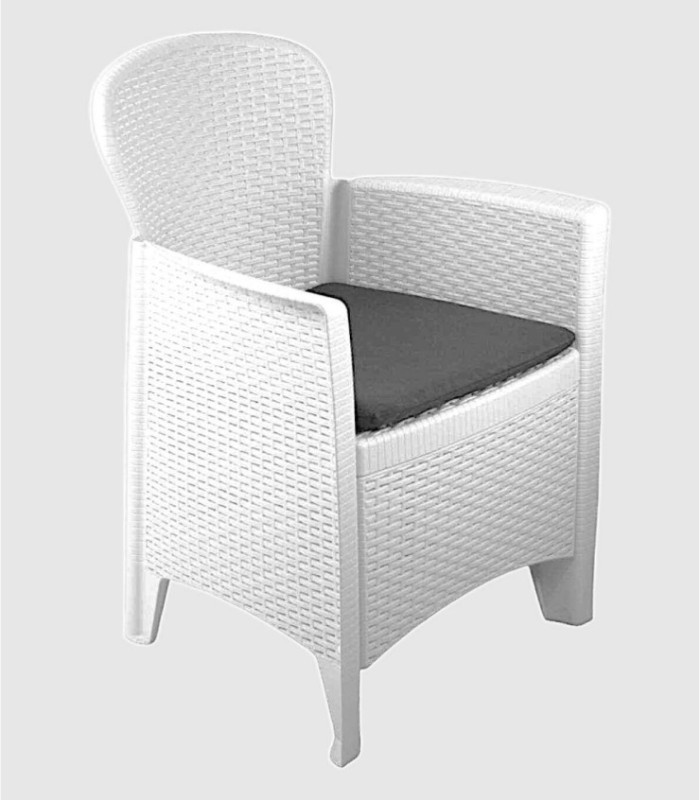 Set van 6 Folia stoelen met kussen