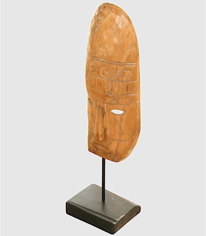 Large Decorative Handmade Wooden Riko Mask