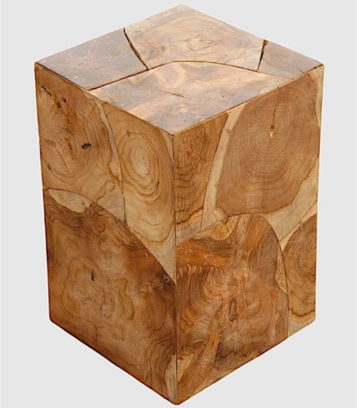 Rechthoekige handgemaakte houten tafel