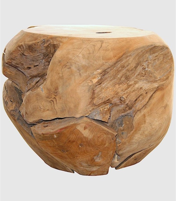 Ronde tafel van massief hout