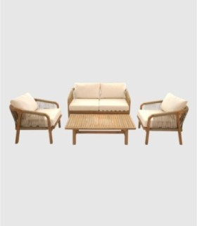 Set sofa sillones y mesa Lugano