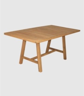 Rechthoekige tafel van acaciahout