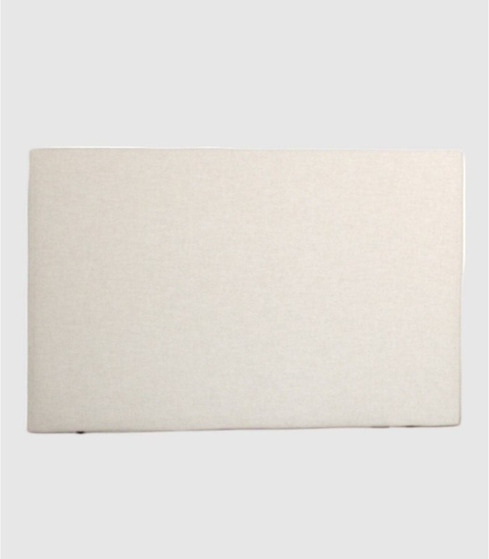 Large white smooth headboard