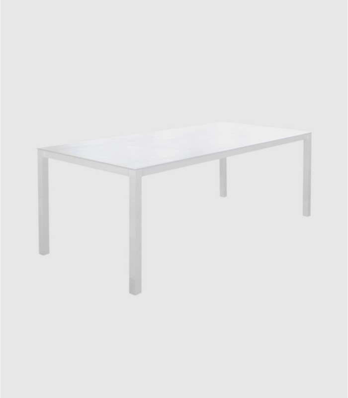 Duna white dining table