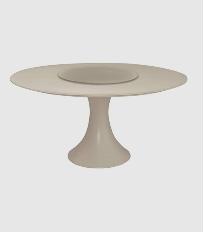 Beige eettafel van Fano