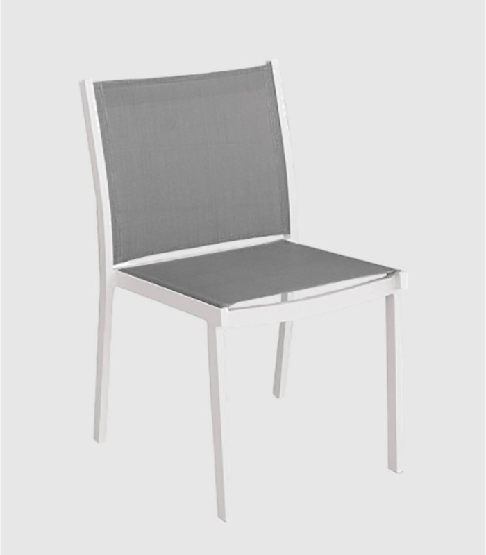 Panama grijze aluminium stoel