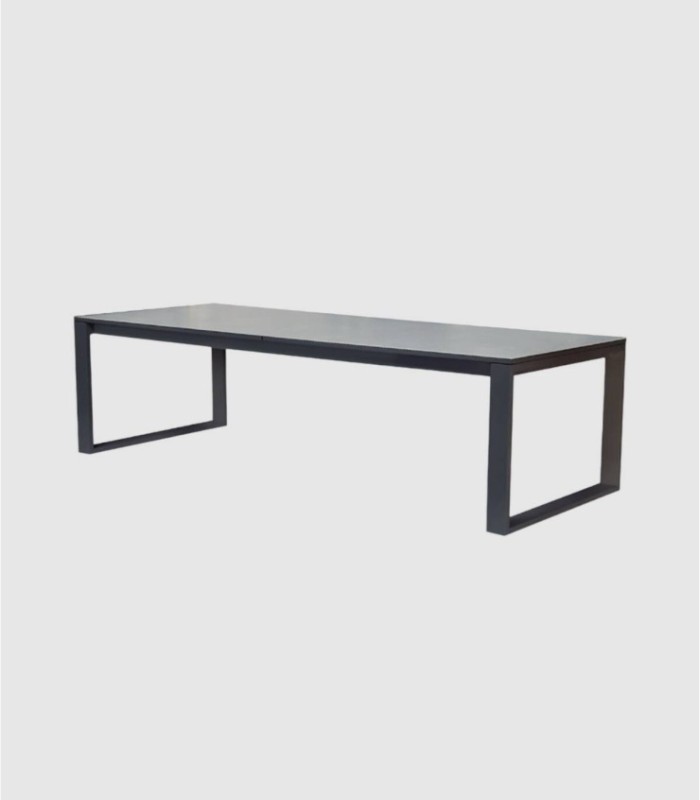 Fermo black rectangular table