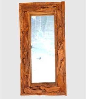 Espejo rectangular madera grande Draft