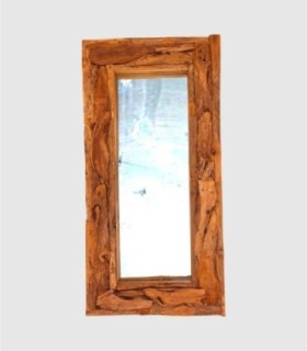 Espejo rectangular madera pequeño Draft
