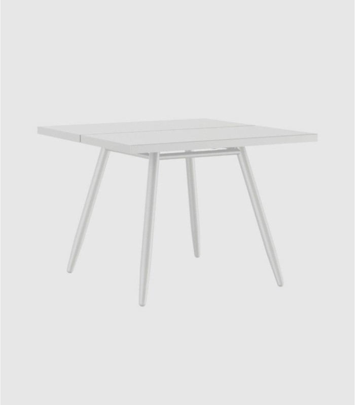 Stipa vierkante witte eettafel