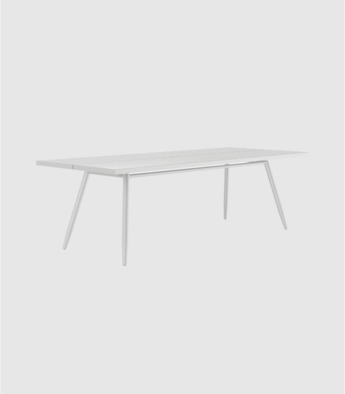 Stipa rechthoekige witte tafel