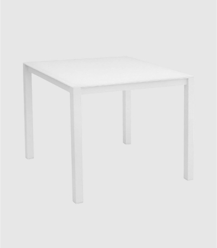 Small white table