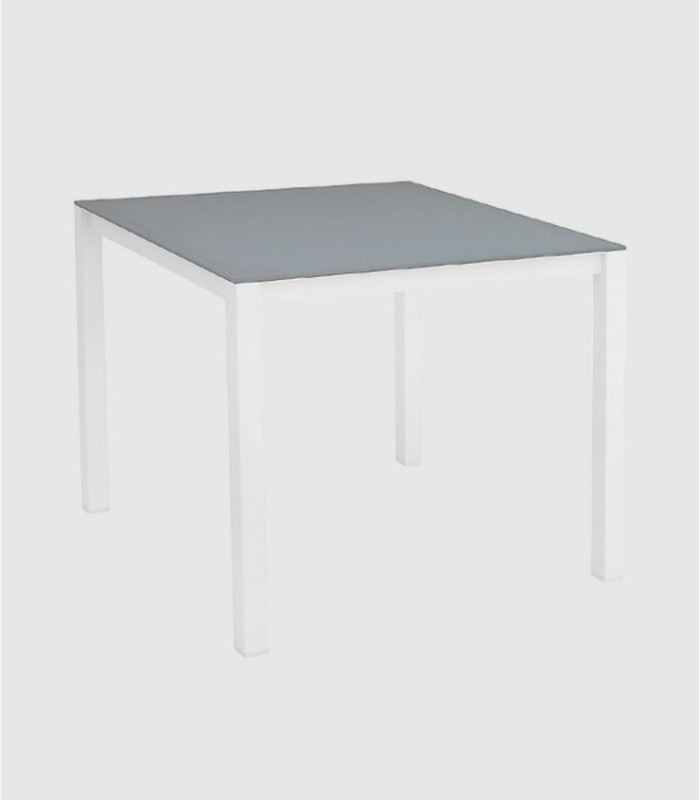 Small gray dining table Una
