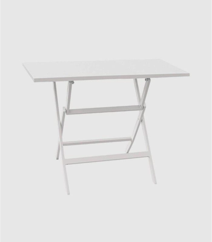 Volga witte opklapbare rechthoekige tafel