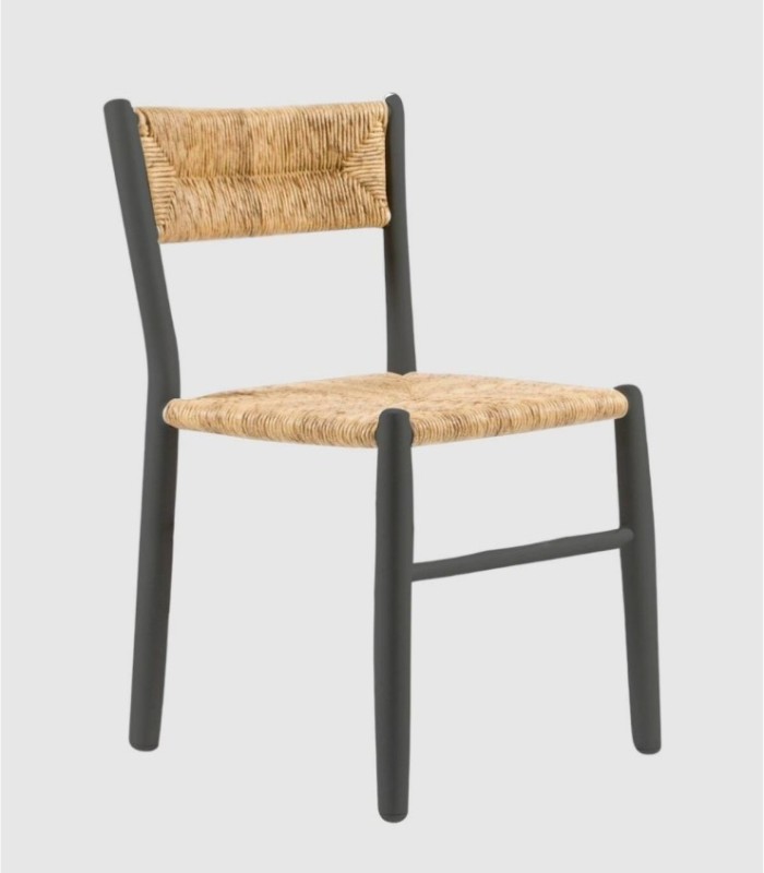 Stipa black wooden chair