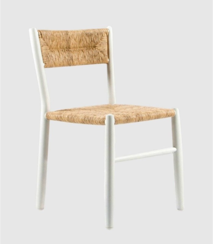 Stipa white wooden chair