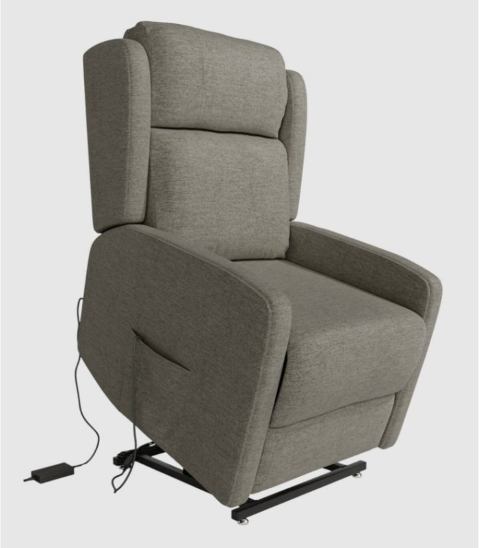 Celia electric seat with 2 motors, grey