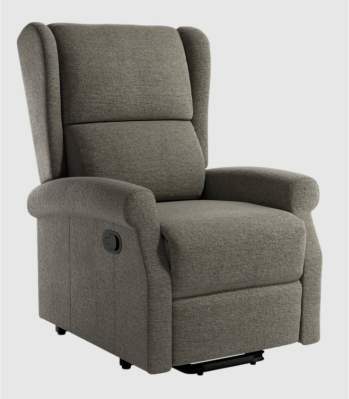 Alba handmatig verstelbare fauteuil, grijs