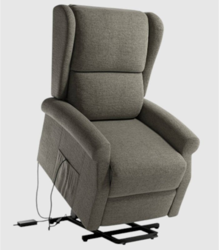 Alba grijze elektrische ligstoel