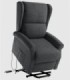 Butaca reclinable eléctrico pizarra Alba