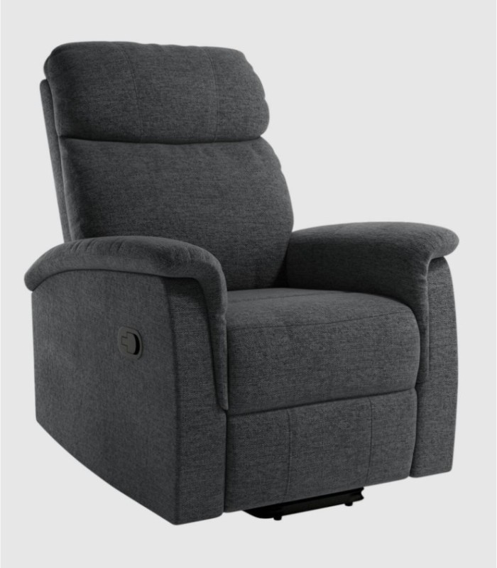 Mia handmatige relaxfauteuil met leisteen