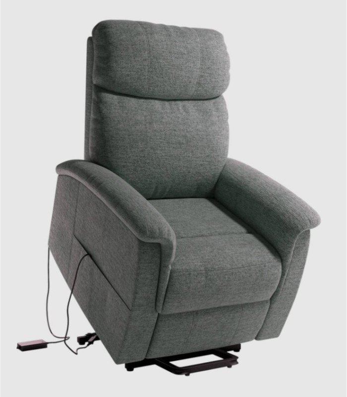 Mia elektrische relaxfauteuil grijs