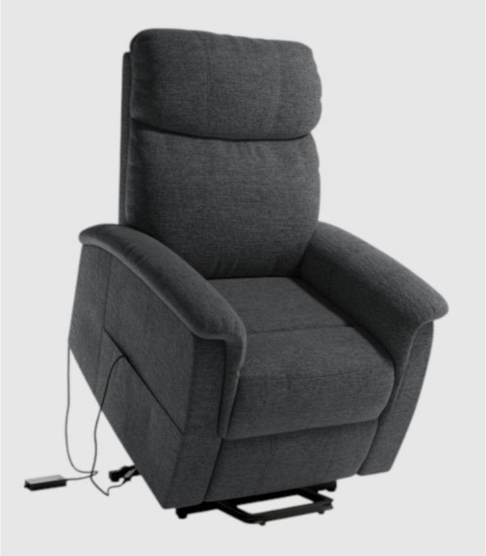 Mia elektrische relaxfauteuil met leisteenaccenten
