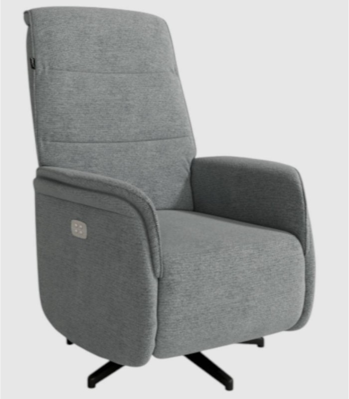 Anais grijze 2-motorige ligstoel