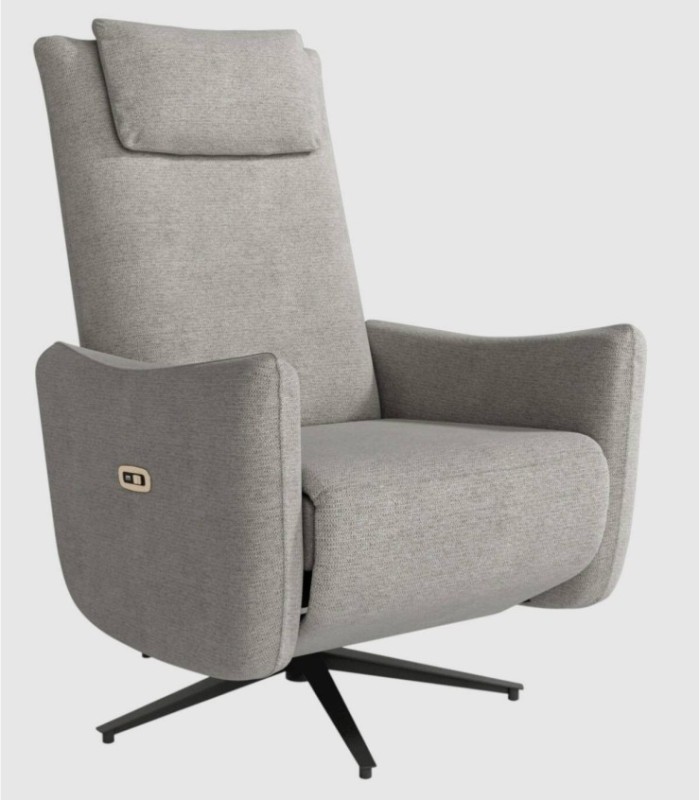 Megan pearl 360 swivel electric recliner